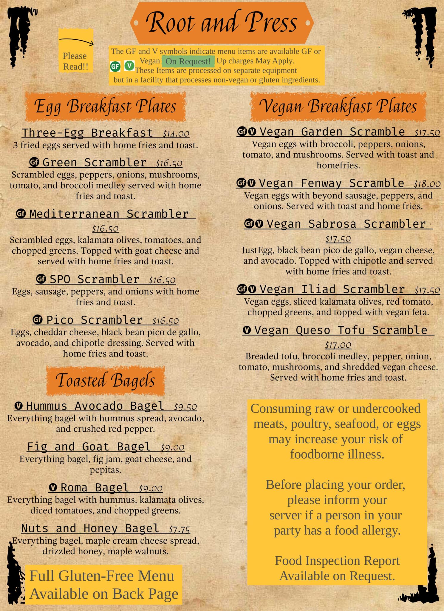 Root & Press — coffee, books, and creative cuisine in Worcester.